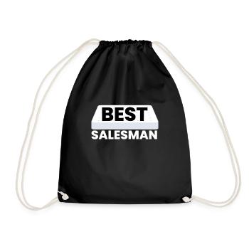 Best Salesman Bed Mattress Doctor - Turnbeutel - Schwarz - Vorne
