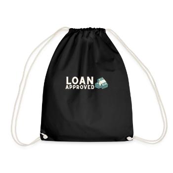 Loan Heartbeat - Agent de crédit Courtier hypothécaire - Sac de sport léger - noir - Devant
