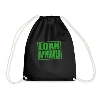 Loan Heartbeat - Agent de crédit Courtier hypothécaire - Sac de sport léger - noir - Devant