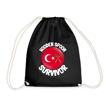 J’ai survécu à la cuillère de bois - Parenting - Sac de sport léger - noir - Devant