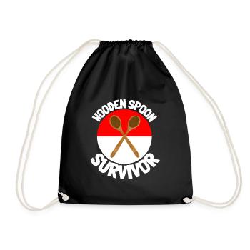 J’ai survécu à la cuillère de bois - Parenting - Sac de sport léger - noir - Devant