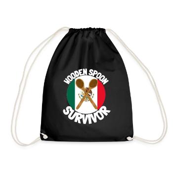 J’ai survécu à la cuillère de bois - Parenting - Sac de sport léger - noir - Devant