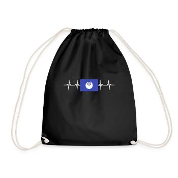 Drapeau du Japon - Ibaraki - Sac de sport léger - noir - Devant