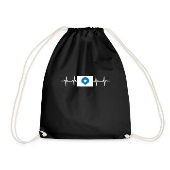 Drapeau du Japon - Wakayama - Sac de sport léger - noir - Devant