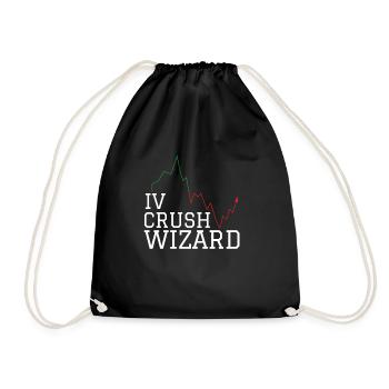 Volatility Options Trading Trader - Drawstring Bag - black - Front