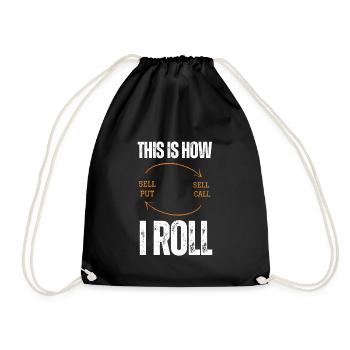 Volatility Options Trading Trader - Drawstring Bag - black - Front