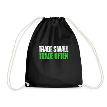 Volatility Options Trading Trader - Drawstring Bag - black - Front