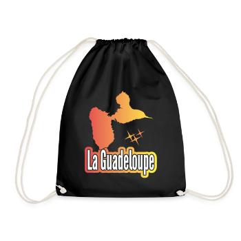 Belle idee cadeau carte de la guadeloupe 971 gwada - Sac de sport léger - noir - Devant