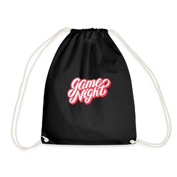 Game Night Host Question Game Night - Drawstring Bag - black - Front