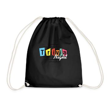 Game Night Host Question Game Night - Drawstring Bag - black - Front