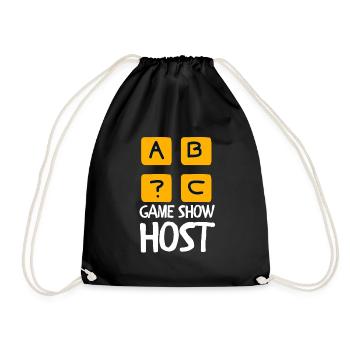 Game Night Host Question Game Night - Drawstring Bag - black - Front
