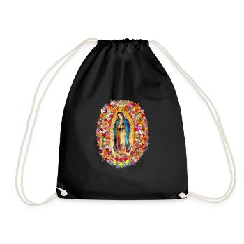 Our Lady Of Guadalupe Virgin Mary - Drawstring Bag - black - Front