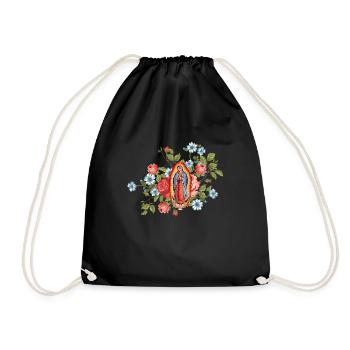 Our Lady Of Guadalupe Virgin Mary - Drawstring Bag - black - Front