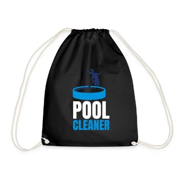 Pool Guy Maintenance And Swimming Pool Cleaner - Turnbeutel - Schwarz - Vorne