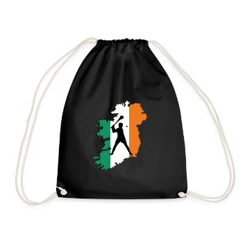 Irish Dublin Hurling - Turnbeutel - Schwarz - Vorne