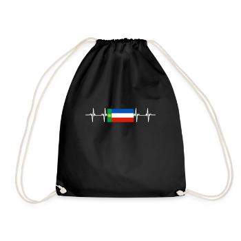 Drapeau russe - Khakassie - Sac de sport léger - noir - Devant