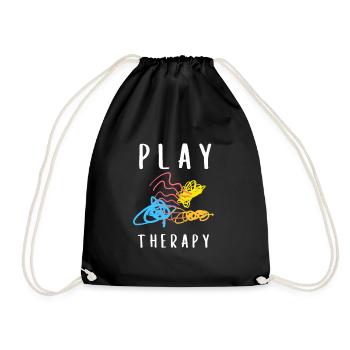 Play Therapist - Recreational Therapy Therapist RT - Turnbeutel - Schwarz - Vorne
