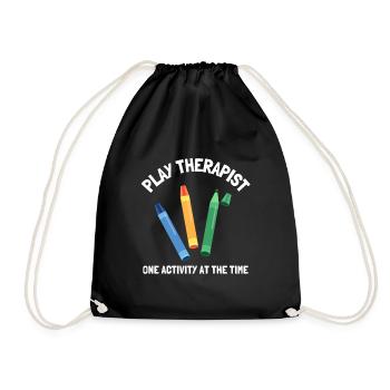 Play Therapist - Recreational Therapy Therapist RT - Turnbeutel - Schwarz - Vorne