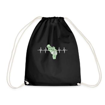 Argentina Flag La Rioja - Drawstring Bag - black - Front