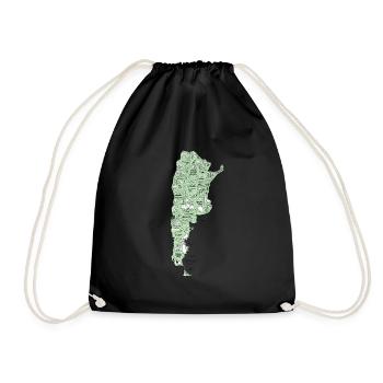 Argentina Regions Buenos Aires - Drawstring Bag - black - Front