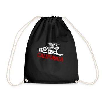 California This Place - Drawstring Bag - black - Front