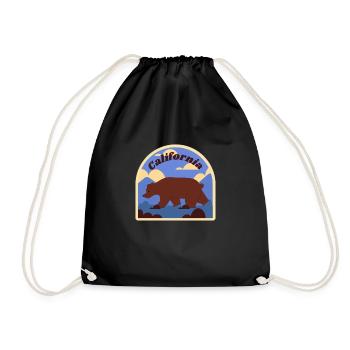 California This Place - Drawstring Bag - black - Front