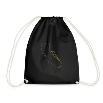 California This Place - Drawstring Bag - black - Front