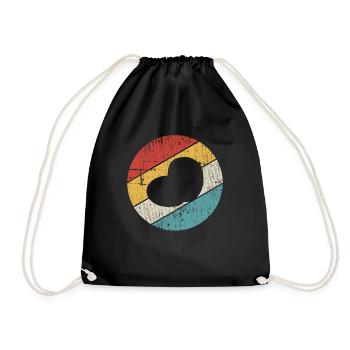 Potato Retro Mashed Potato Farmer Gift - Drawstring Bag - black - Front
