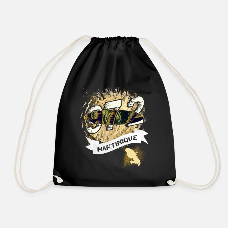 belle idée de Cadeau originale de la Martinique - Sac de sport léger - noir