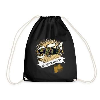 Belle idee cadeau souvenir carte de la guadeloupe - Sac de sport léger - noir - Devant
