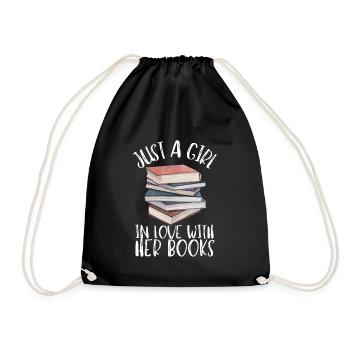 Reading For Girls - Juste une fille amoureuse d’elle - Sac de sport léger - noir - Devant