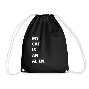 Cat Owner - My cat is an alien - Turnbeutel - Schwarz - Vorne