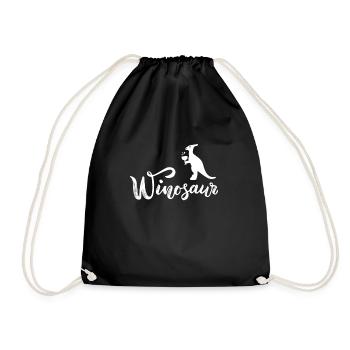 Dégustation de vin - Le vin est ma couleur préférée - Sac de sport léger - noir - Devant