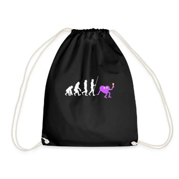 Dégustation de vin - Le vin est ma couleur préférée - Sac de sport léger - noir - Devant