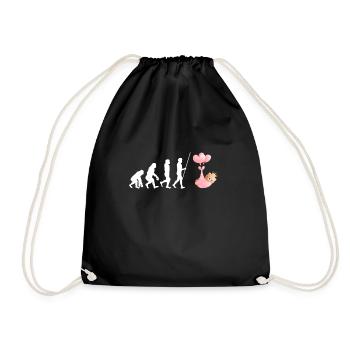 Siblings - Im the big sister bear - Drawstring Bag - black - Front