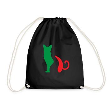 Italia - Italien par mariage - Sac de sport léger - noir - Devant
