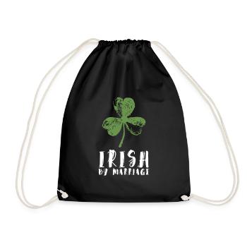 Italia - Italian by marriage - Drawstring Bag - black - Front