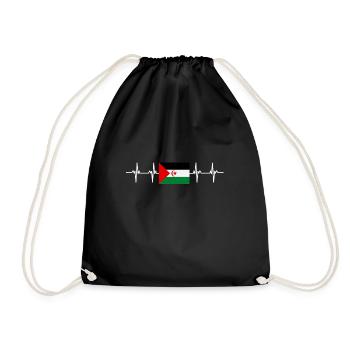 Drapeau africain - République arabe sahraouie démocratique - Sac de sport léger - noir - Devant