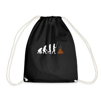 I Poop A Lot - Turnbeutel - Schwarz - Vorne