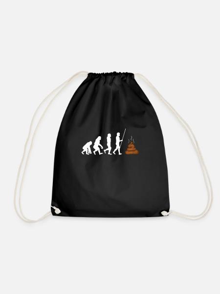I Poop A Lot - Turnbeutel - Schwarz