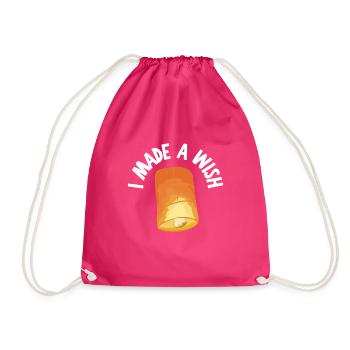 J’ai fait un vœu maman et moi - Sac de sport léger - fuchsia - Devant