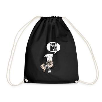 Chère maman, je suis désolé que tu aies dû élever mes frères et sœurs - Sac de sport léger - noir - Devant