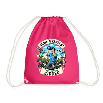 Le meilleur ornithologue amateur au monde - Sac de sport léger - fuchsia - Devant