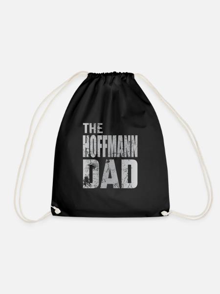 Hoffmann Papa Vater Dad Geschenkidee - Turnbeutel - Schwarz