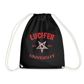 Pentagramm Der Lucifer-universität - Turnbeutel - Schwarz - Vorne