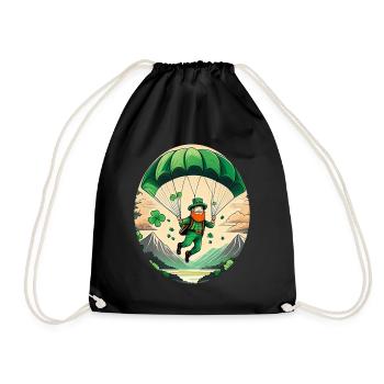 Parapente Trèfle de la Saint-Patrick - Sac de sport léger - noir - Devant