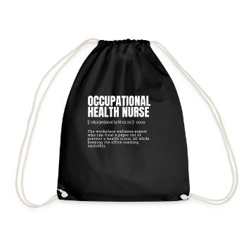 Occupational Health Nurse Definition T-Shirts - Turnbeutel - Schwarz - Vorne