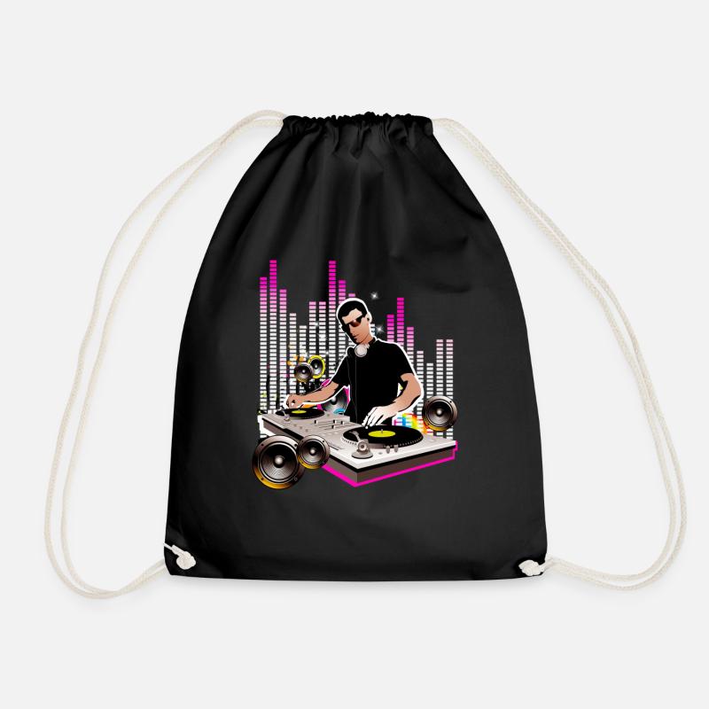 DJ - Turnbeutel - Schwarz