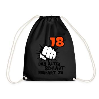 18ème Date de naissance: Age claque Beinhart - Sac de sport léger - noir - Devant