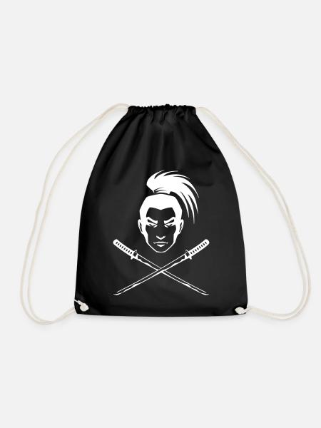 Ein japanischer Samurai - Turnbeutel - Schwarz